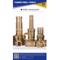 Concentric casing drilling hammer bits high air pressure